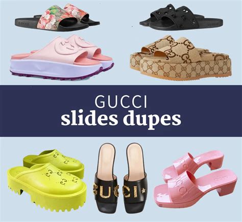 gucci rubber sliders|gucci rubber slide dupes.